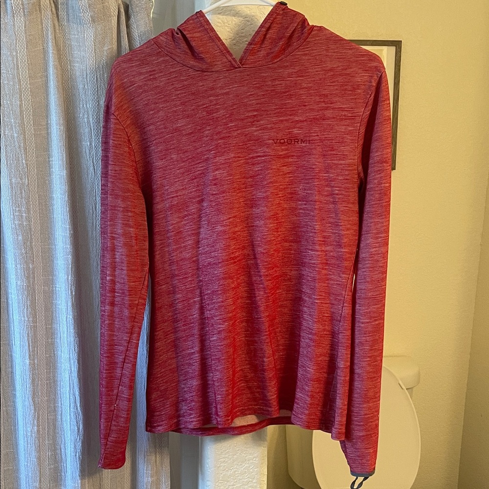 Red Long Sleeve Women's Top